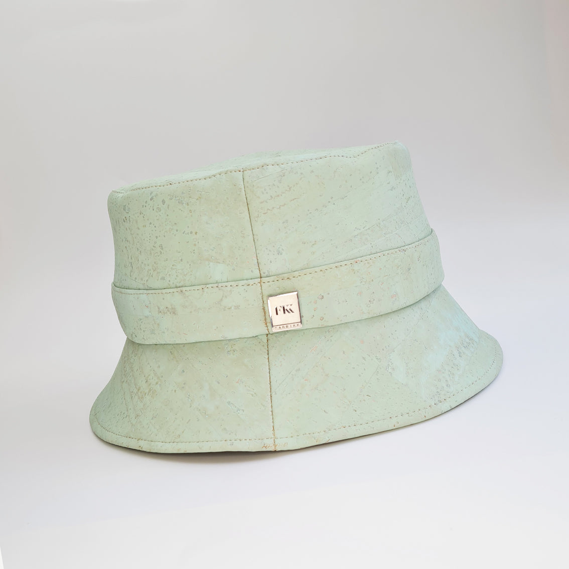 FABRIKK Montecristo Eco Cork Bucket Hat | Mint Green | Vegan Hat by FABRIKK - Bare Fashion