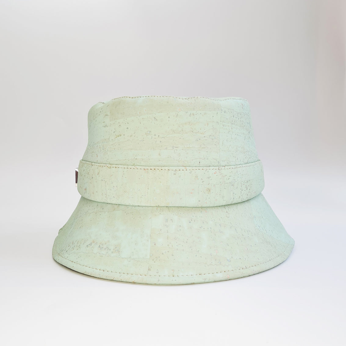 FABRIKK Montecristo Eco Cork Bucket Hat | Mint Green | Vegan Hat by FABRIKK - Bare Fashion