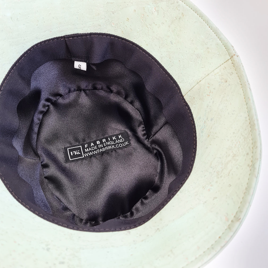 FABRIKK Montecristo Eco Cork Bucket Hat | Mint Green | Vegan Hat by FABRIKK - Bare Fashion