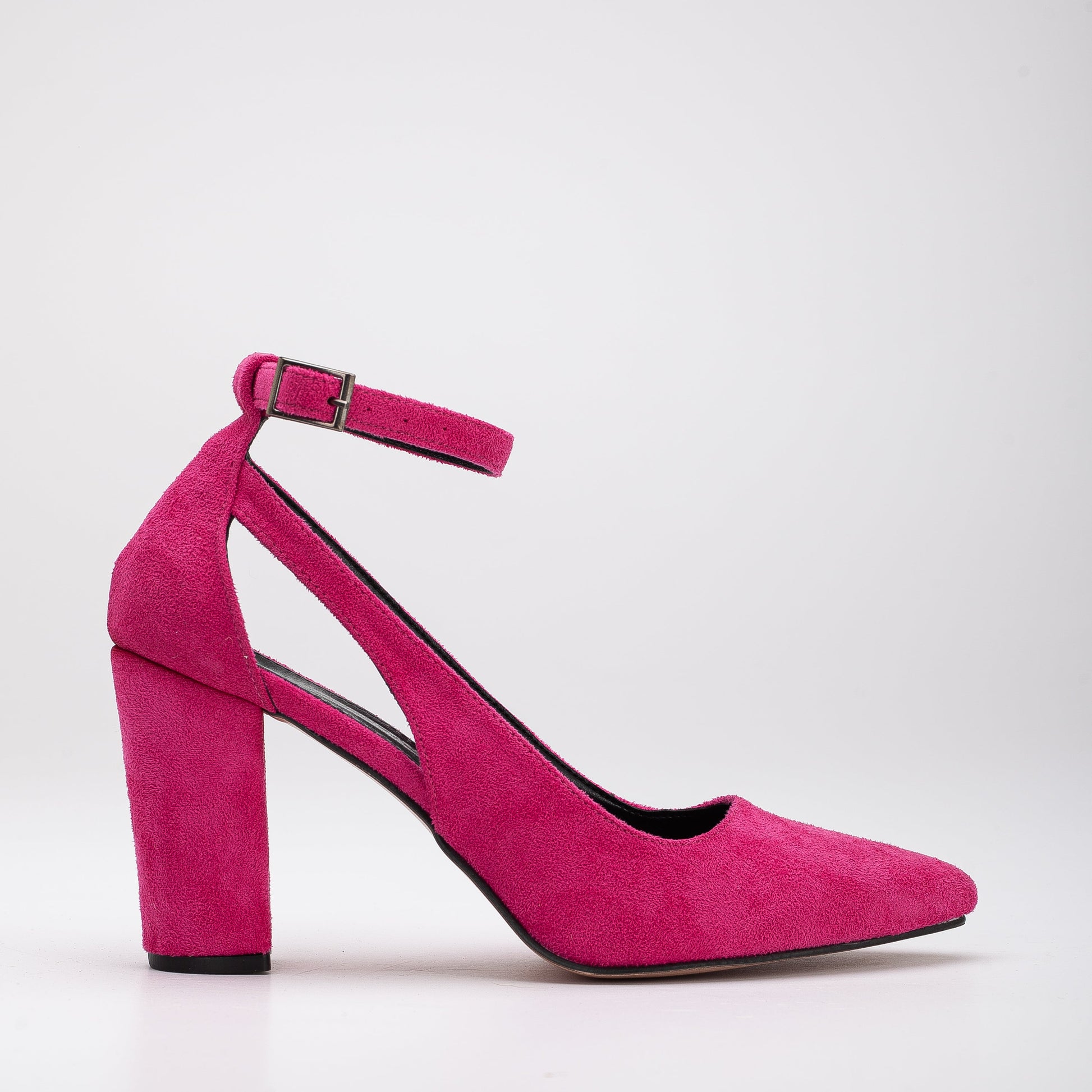 Colette - Pink Block Heels by Prologue Shoes - Bare Fashion