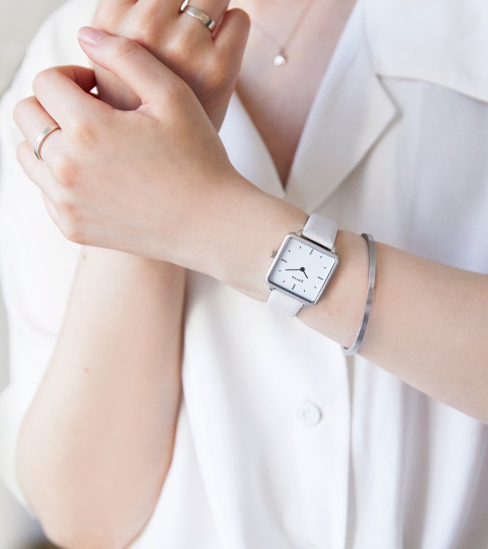 Silver & Light Grey Watch | Kindred by Votch - Bare Fashion