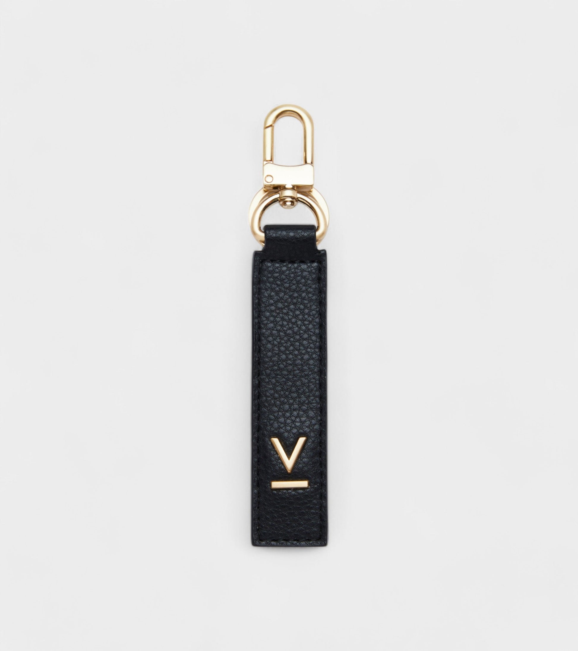 Raya Vegan Bio-Based Bamboo Key ring in black by Votch - Bare Fashion