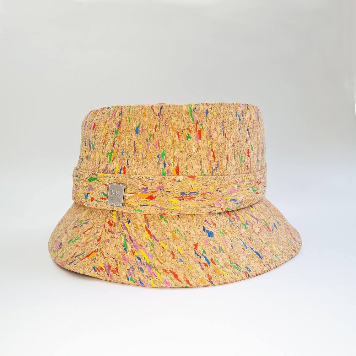 FABRIKK Montecristo Eco Cork Bucket Hat | Natural Rainbow Fleck | Vegan Hat by FABRIKK - Bare Fashion
