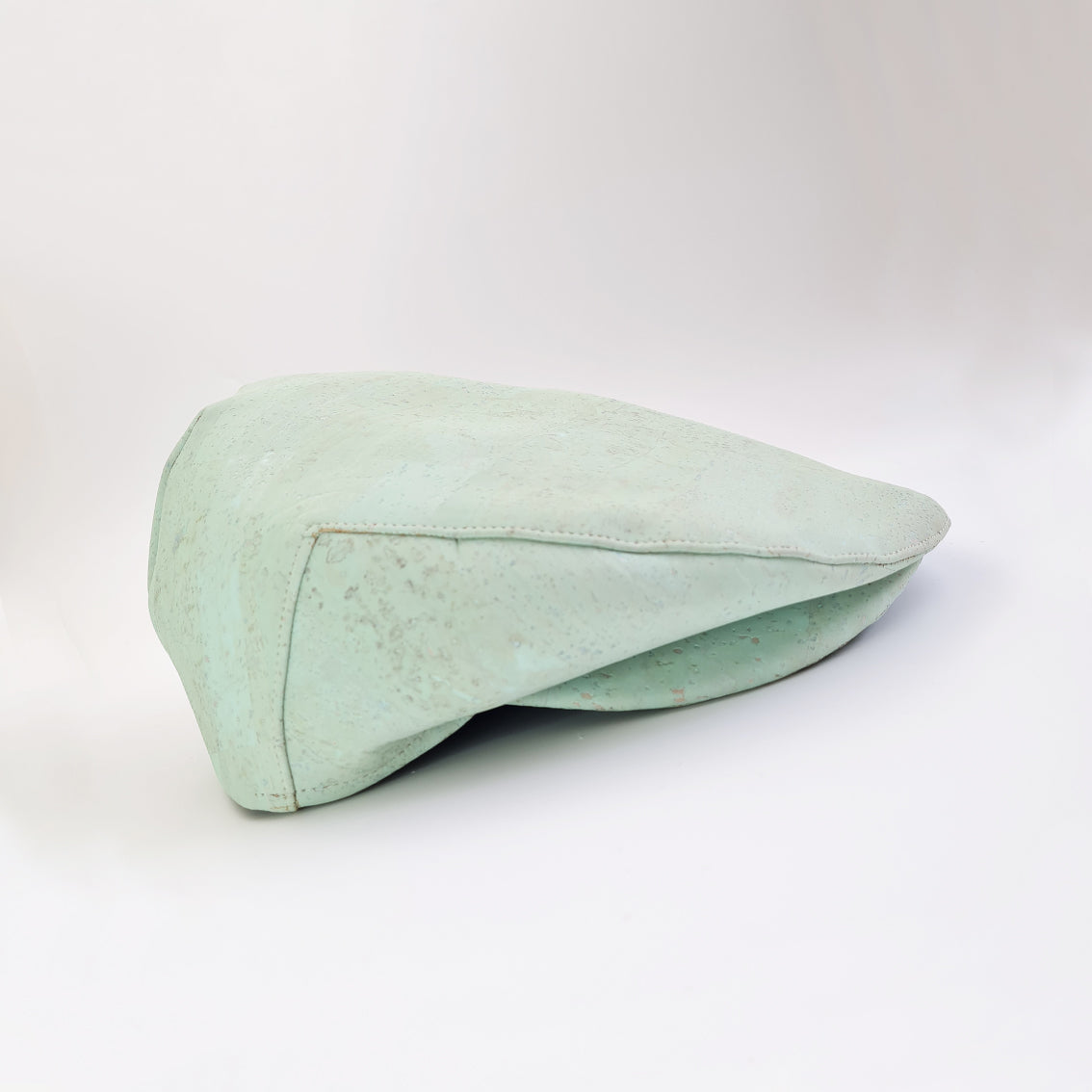 Fabrikk Cork Flat Cap | Mint Green | Vegan Leather by FABRIKK - Bare Fashion