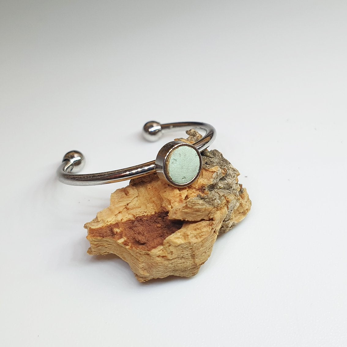 Fabrikk 1 Planet Stacking Ring Set | Small-Medium-Large | Mint Green | Vegan Leather by FABRIKK - Bare Fashion