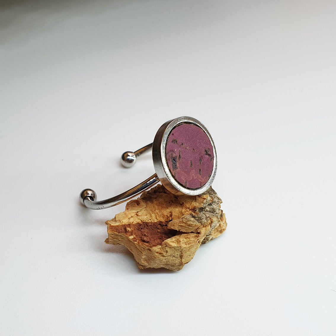 Fabrikk 1 Planet Stacking Ring Set | Small-Medium-Large | Purple Music | Vegan Leather by FABRIKK - Bare Fashion