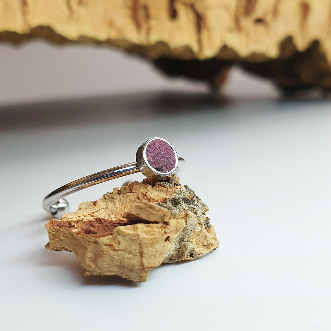 Fabrikk 1 Planet Stacking Ring Set | Small-Medium-Large | Purple Music | Vegan Leather by FABRIKK - Bare Fashion