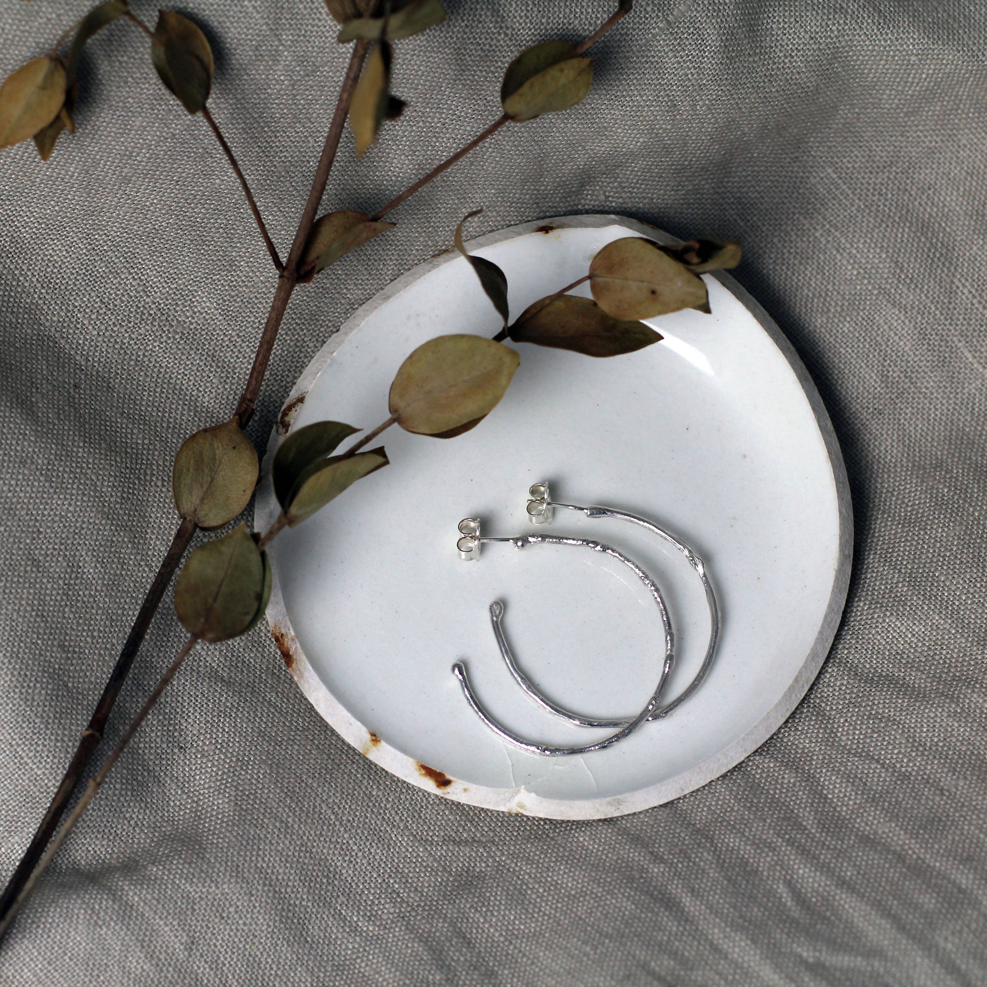 Textured Hoops by April March Jewellery - Bare Fashion