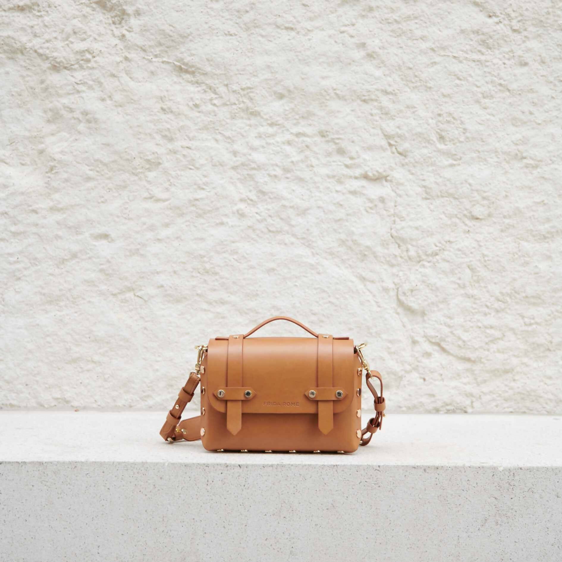 The Tan WEEK/END Vegan Crossbody by FRIDA ROME - Bare Fashion
