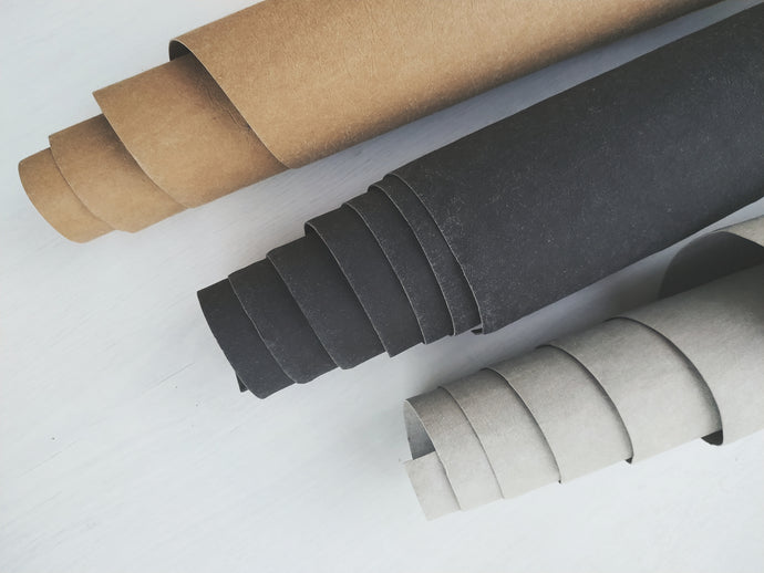 Discover washable kraft paper - the vegan leather alternative for fashion accessories and crafts!