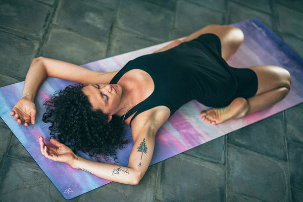 Recycled vegan yoga matt