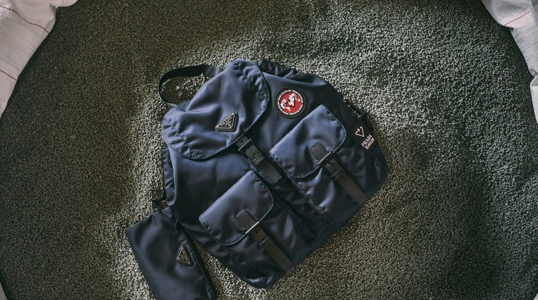 prada nylon ocean plastic bag collection