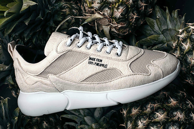 Dutch footwear company launches sustainable vegan pineapple leather trainers