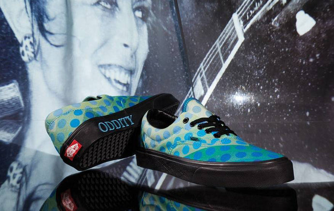 Vans has released a pair of David Bowie-inspired vegan shoes