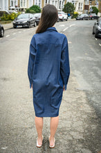 Load image into Gallery viewer, catalpa denim shirt dress by Mariañes - Bare Fashion
