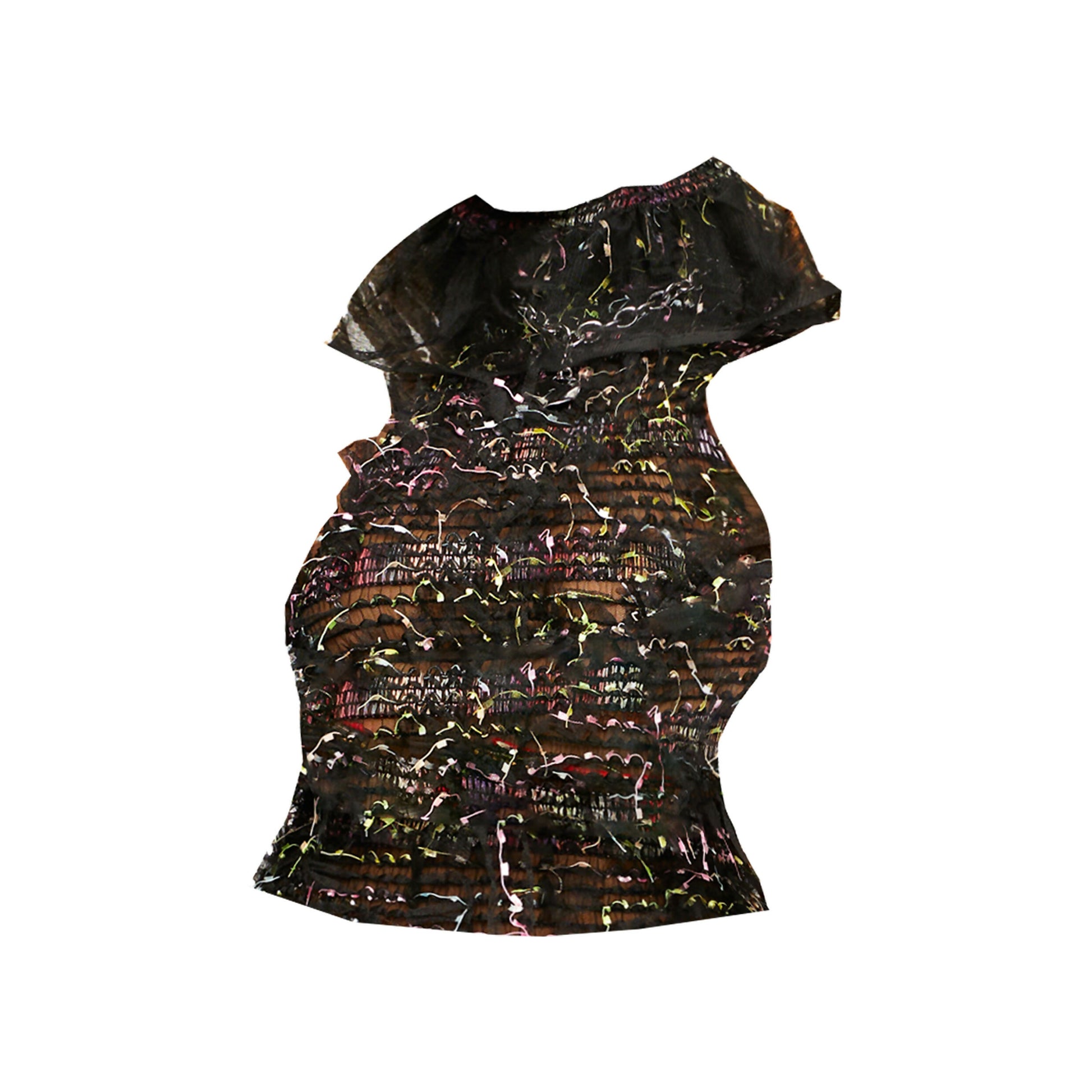 Goddess Summer Top Black Multicolor by Sarah Regensburger - Bare Fashion