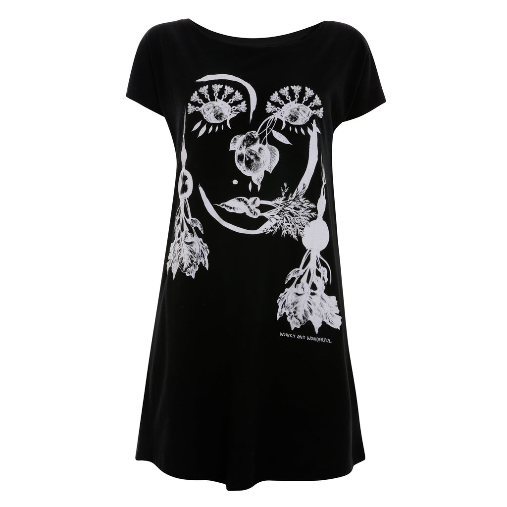 Wonky T Shirt Dress SAMPLE by Gungho London - Bare Fashion