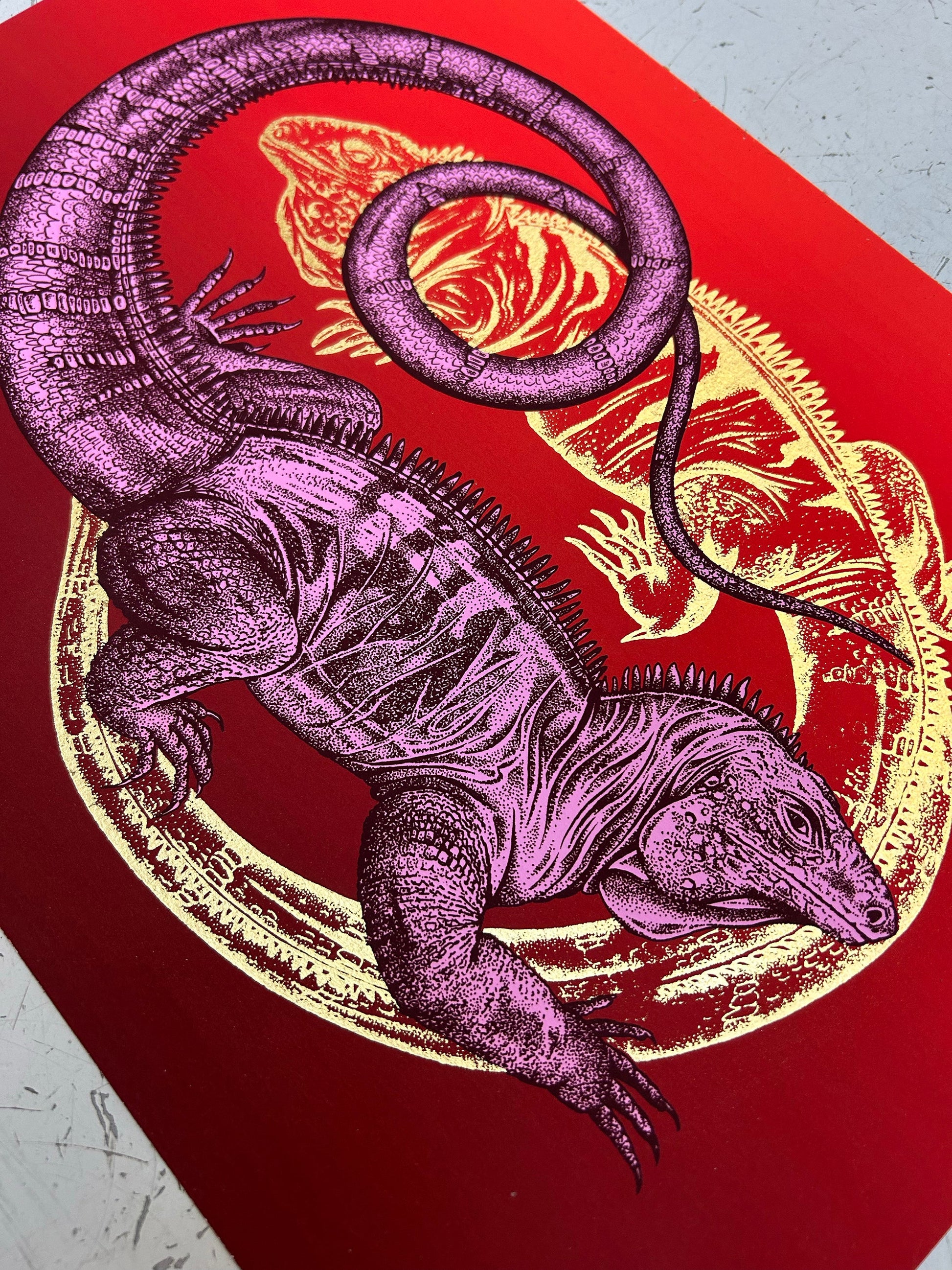 BLUE IGUANA - SUNSET by Gungho London - Bare Fashion
