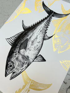 BLUEFIN TUNA - ORIGINAL DRAWING by Gungho London - Bare Fashion