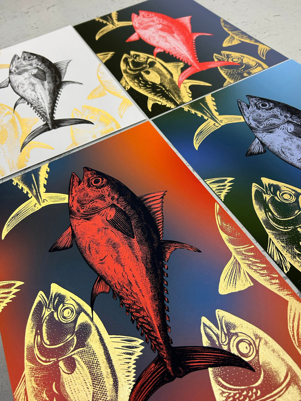 BLUEFIN TUNA - ORIGINAL DRAWING by Gungho London - Bare Fashion