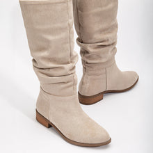 Load image into Gallery viewer, Maribel - Beige Suede Slouchy Boots by Prologue Shoes - Bare Fashion
