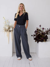 Load image into Gallery viewer, Lucia Premium Slate Wide Leg Comfort Trouser by Fika - Bare Fashion
