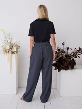 Load image into Gallery viewer, Lucia Premium Slate Wide Leg Comfort Trouser by Fika - Bare Fashion
