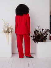 Load image into Gallery viewer, Haley Premium Red Blazer by Fika - Bare Fashion
