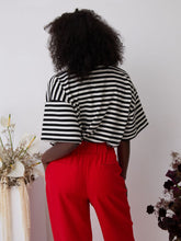 Load image into Gallery viewer, Lucia Premium Red Wide Leg Comfort Trouser by Fika - Bare Fashion
