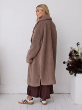 Load image into Gallery viewer, Myra Brown Oversized Teddy Coat by Fika - Bare Fashion
