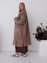 Load image into Gallery viewer, Myra Brown Oversized Teddy Coat by Fika - Bare Fashion
