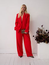 Load image into Gallery viewer, Haley Premium Red Blazer by Fika - Bare Fashion
