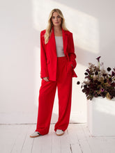 Load image into Gallery viewer, Haley Premium Red Blazer by Fika - Bare Fashion
