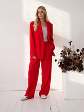 Load image into Gallery viewer, Haley Premium Red Blazer by Fika - Bare Fashion
