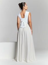 Load image into Gallery viewer, Isla Recycled Ivory Multiway Wrap Tie Top by InFlair - Bare Fashion
