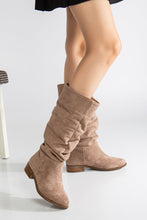 Load image into Gallery viewer, Maribel - Dark Beige Suede Slouchy Boots by Prologue Shoes - Bare Fashion
