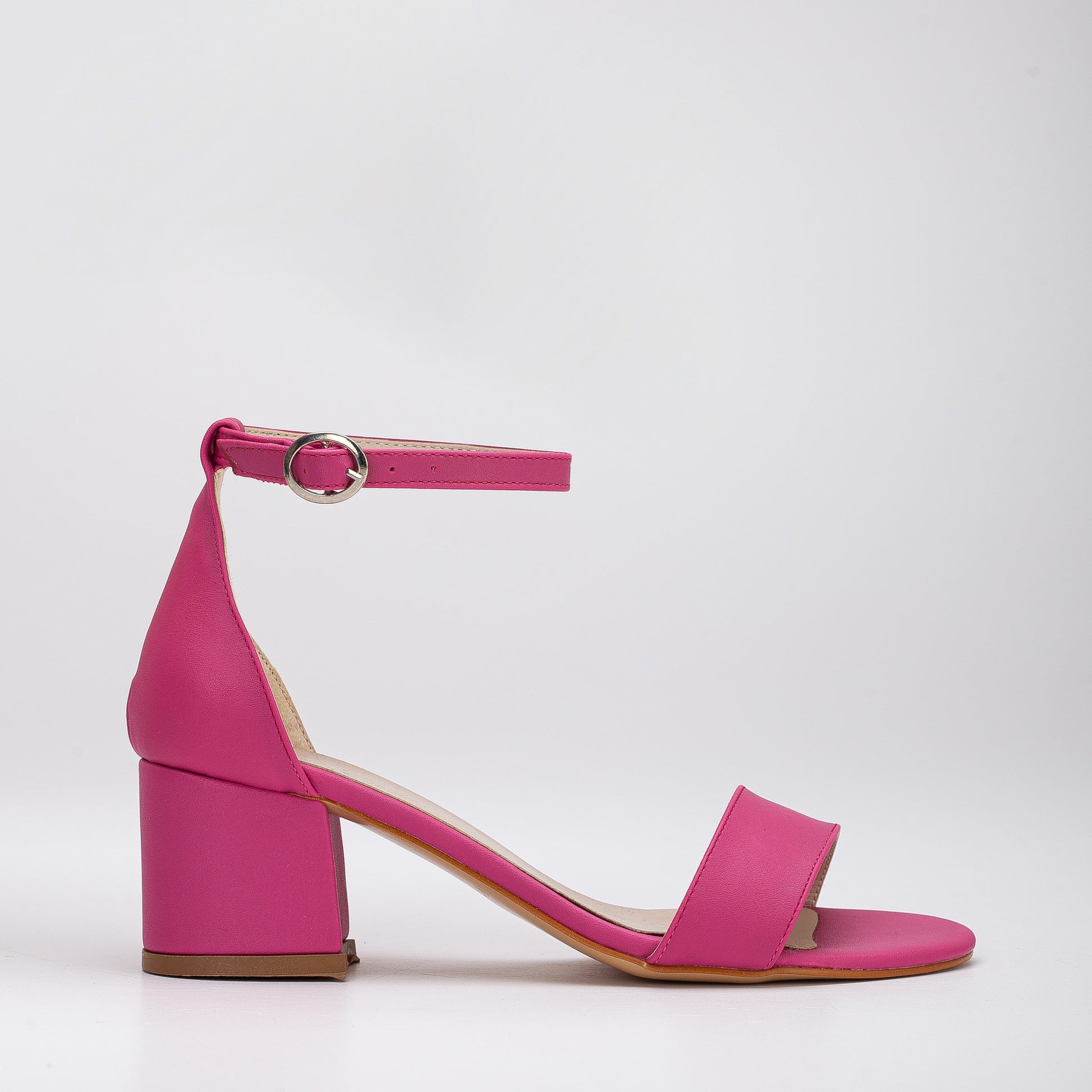 Ella - Pink Low Heels by Prologue Shoes - Bare Fashion