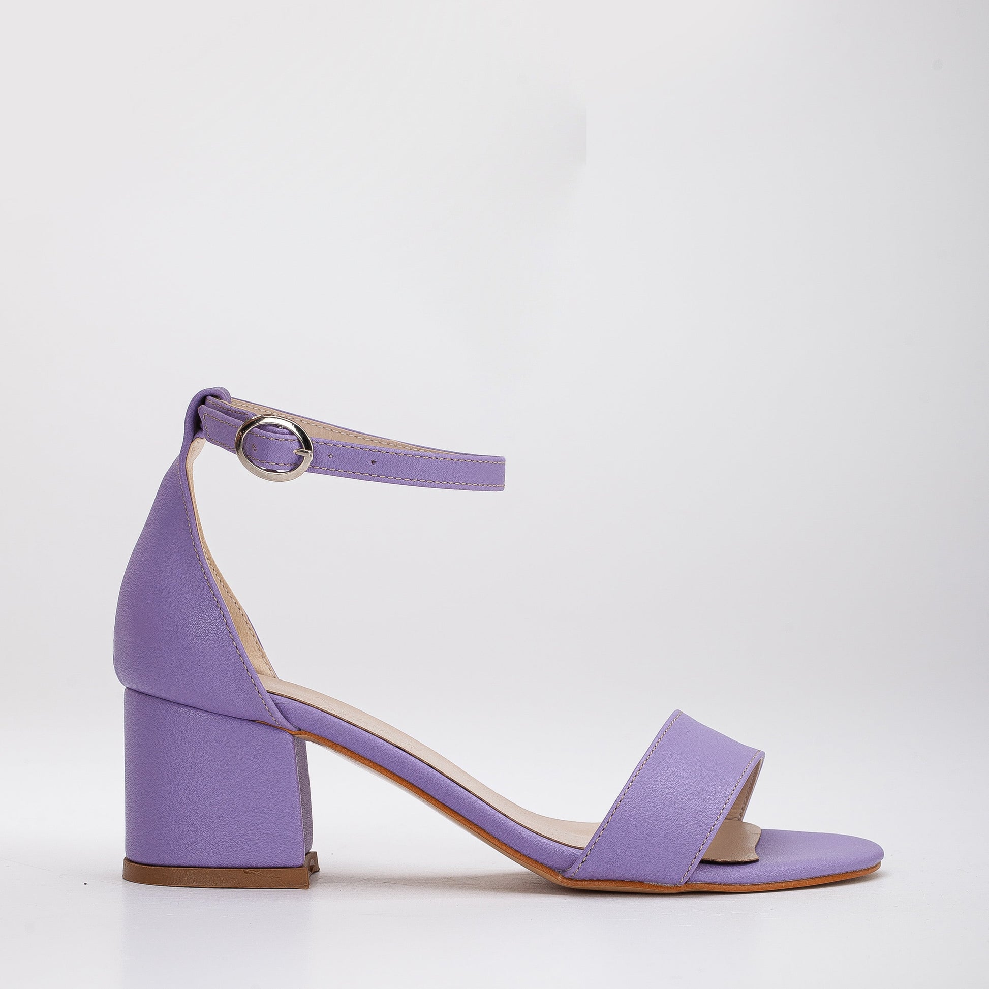 Ella - Lavender Low Heels by Prologue Shoes - Bare Fashion