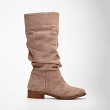 Load image into Gallery viewer, Maribel - Dark Beige Suede Slouchy Boots by Prologue Shoes - Bare Fashion
