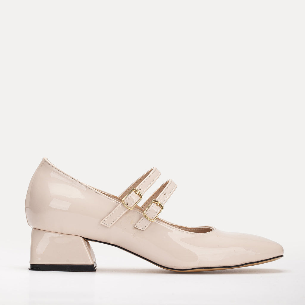 Lizbeth - Beige Mary Jane Shoes by Prologue Shoes - Bare Fashion