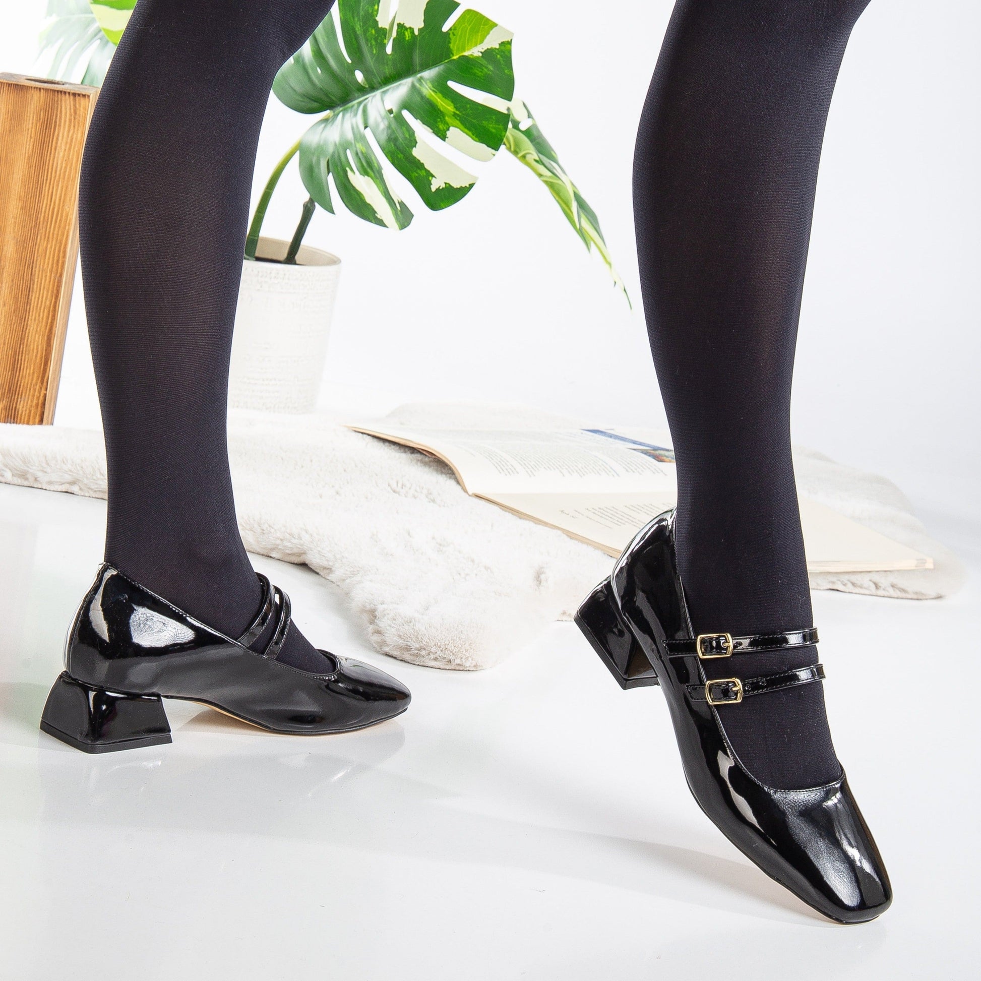 Lizbeth - Black Mary Jane Shoes by Prologue Shoes - Bare Fashion