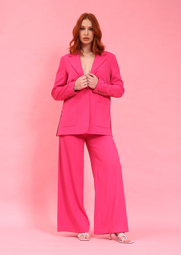 Pink Wide Leg Trouser by Fika - Bare Fashion