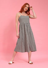 Load image into Gallery viewer, Rose Gingham Cami Midi Dress by Fika - Bare Fashion
