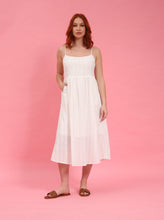 Load image into Gallery viewer, Dane White Broderie Midi Dress by Fika - Bare Fashion
