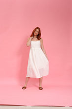 Load image into Gallery viewer, White Broderie Midi Dress by Fika - Bare Fashion
