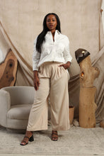 Load image into Gallery viewer, Neutral Wide Leg Trouser by Fika - Bare Fashion
