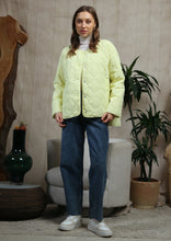 Load image into Gallery viewer, Lime Quilted Jacket by Fika - Bare Fashion
