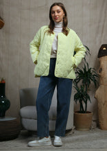 Load image into Gallery viewer, Lime Quilted Jacket by Fika - Bare Fashion
