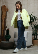 Load image into Gallery viewer, Lime Quilted Jacket by Fika - Bare Fashion
