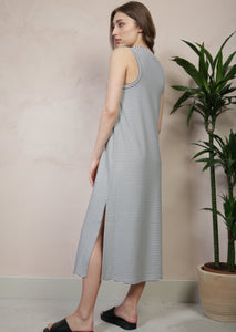 Stripe Knit Midi Dress by Fika - Bare Fashion